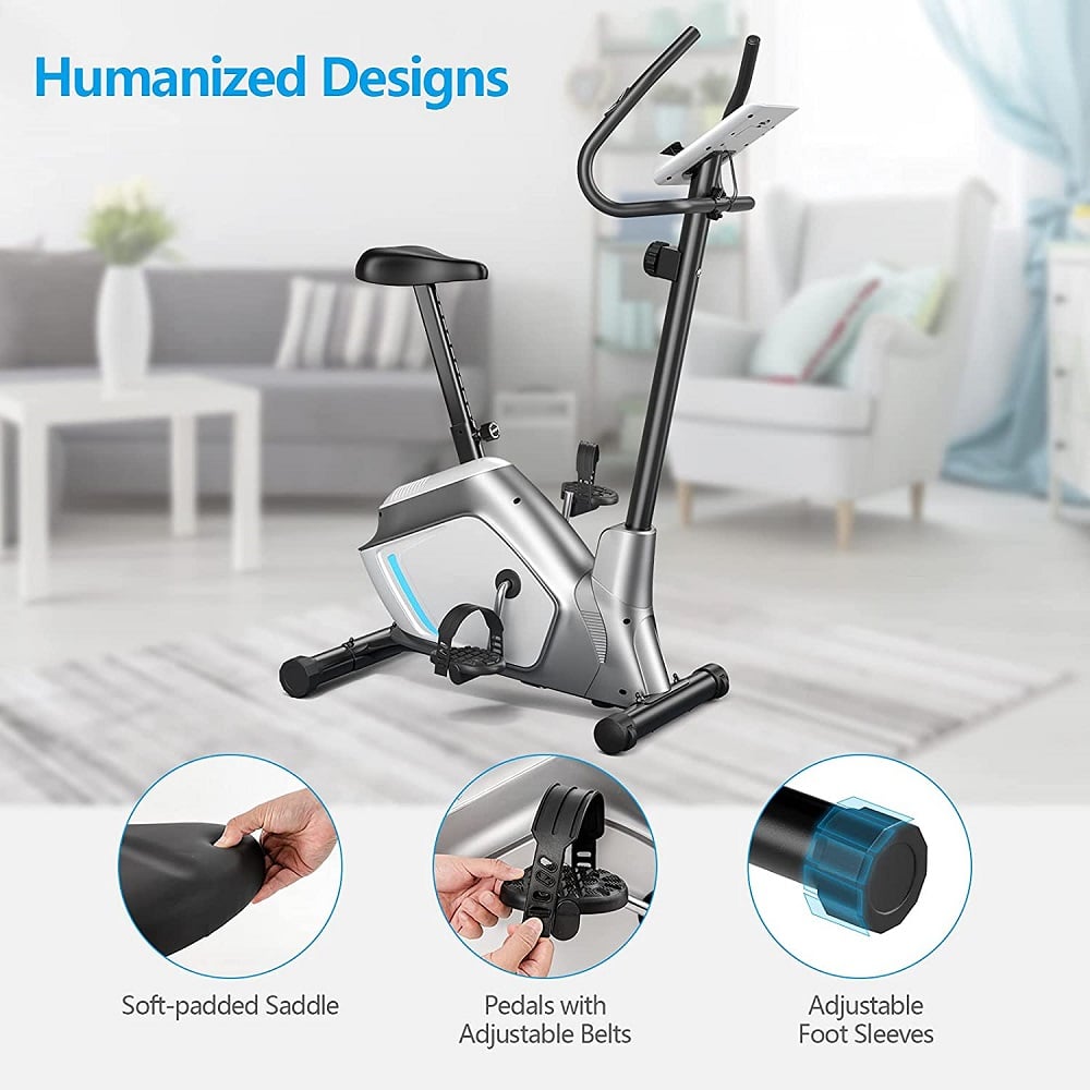 gymax spin bike