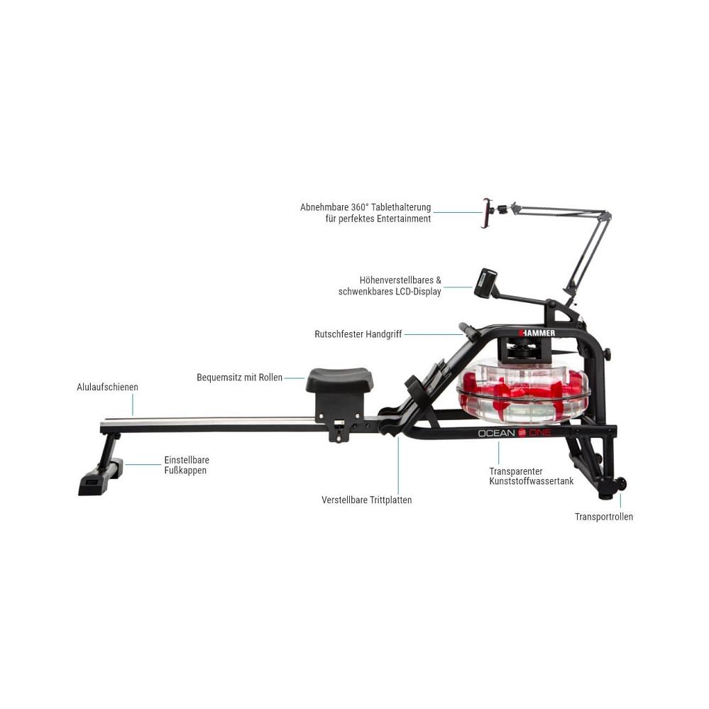 Echanfit water rowing machine online